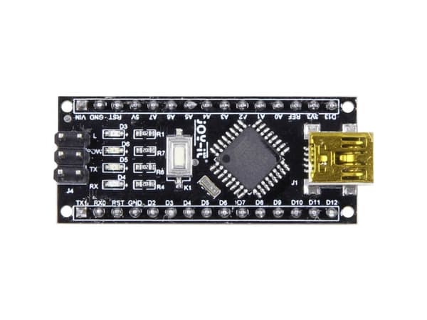 Joy-iT ARD-NANOV3, Mikrokontroller, Arduino, Arduino, Sort, 7-12 V, 18 mm