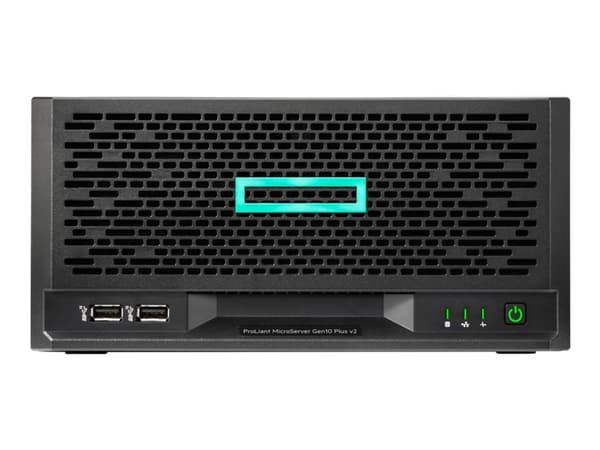 HPE ProLiant MicroServer Gen10 Plus v2 - Server - ultramikrotårn 1-veis - 1 x Xeon E-2314 / inntil 4.5 GHz - RAM 0 GB - SATA - ikke-driftsutskiftbar