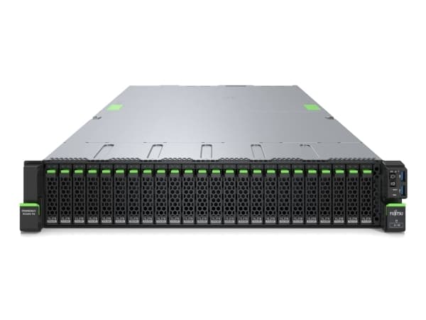 Fujitsu PRIMERGY RX2450 M2 - Server - rackmonterbar 1 9124 / inntil 3.7 GHz - RAM 32 GB - hot-swap 3.5" brønn(er) - Gigabit Ethernet - monitor: ingen