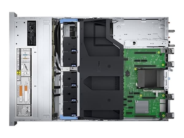 Dell PowerEdge R550 - Server - rackmonterbar 2U - toveis - 1 x Xeon Silver 4309Y / inntil 3.6 GHz - RAM 16 GB - SAS - hot-swap 2.5" brønn(er) - SSD 4