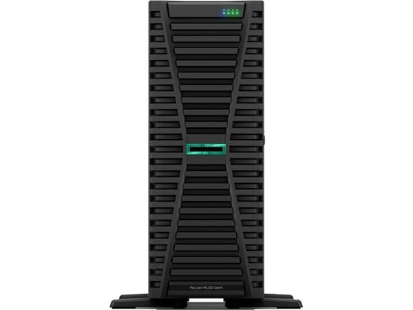 HP ML350 Gen11 TW XEON 4509Y server 1x32GB BC8xSFF MR408i-o 1x1000W detaljhandel