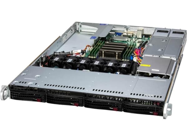 Supermicro AS-1015SV-WTNRT, Socket SP3, AMD, AMD EPYC, DDR5-SDRAM, 576 GB, 3.5,M.2 Svart