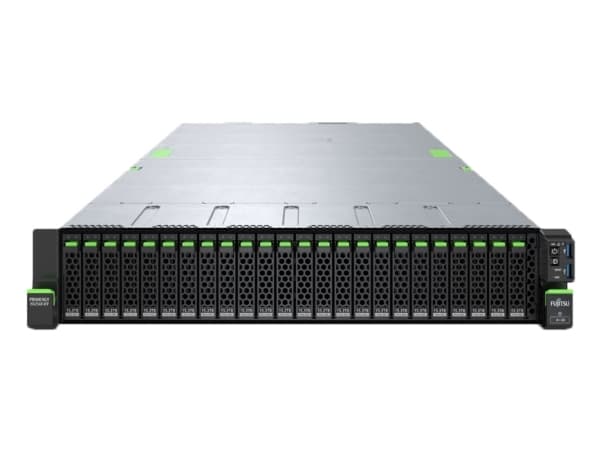 Fujitsu PRIMERGY RX2540 M7, 2,4 GHz, 4510, 32 GB, DDR5-SDRAM, 0 GB, Rack (2U) Sort