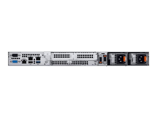 Dell PowerEdge R360 - Server - rackmonterbar 1U - 1-veis - 1 x Xeon E-2436 / inntil 5 GHz - RAM 16 GB - SAS - hot-swap 2.5" brønn(er) - SSD 480 GB -