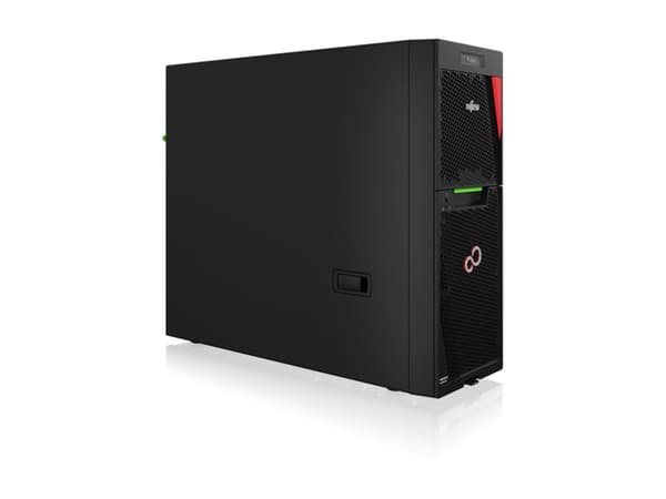 Fujitsu PRIMERGY TX1330 M6 - Server - UCFF 1 x Xeon E-2436 / inntil 5 GHz - RAM 32 GB - SATA/SAS - hot-swap 2.5" brønn(er) - uten HDD - Gigabit Ether