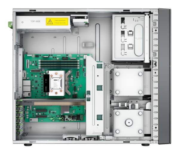 Fujitsu PRIMERGY TX1330 M6 - Server - UCFF 1-veis - 1 x Xeon E-2434 / inntil 5 GHz - RAM 32 GB - SATA/SAS - hot-swap 2.5" brønn(er) - uten HDD - Giga