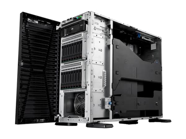 HPE ProLiant ML110 Gen11 - Server - tower 4.5U - 1-veis - 1 x Xeon Silver 4510 / inntil 4.1 GHz - RAM 64 GB - SATA/SAS/PCI Express - hot-swap 2.5" br