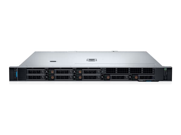 Dell PowerEdge R360 - Server - rackmonterbar 1U - 1-veis - 1 x Xeon E-2478 / inntil 5.2 GHz - RAM 16 GB - SAS - hot-swap 2.5" brønn(er) - SSD 480 GB