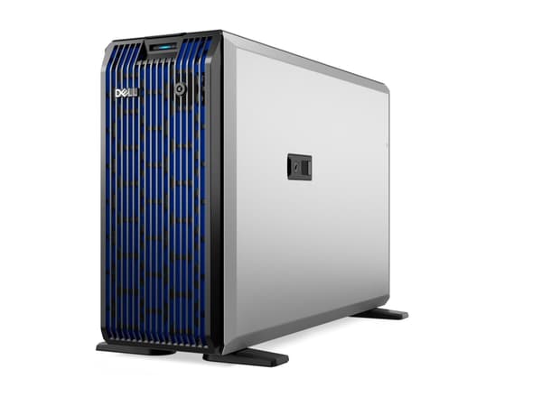 Dell PowerEdge T360 - Server - tower 1-veis - 1 x Xeon E-2436 / inntil 5 GHz - RAM 16 GB - SAS - hot-swap 3.5" brønn(er) - SSD 2 x 480 GB - G200eW -