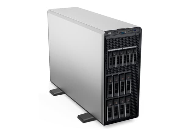 Dell PowerEdge T560 - Server - tower toveis - 1 x Xeon Silver 4410Y / inntil 3.9 GHz - RAM 32 GB - SAS - hot-swap 3.5" brønn(er) - SSD 480 GB - Matro