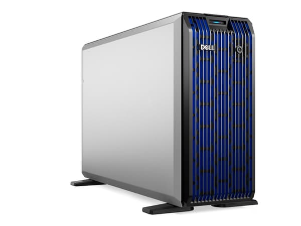 Dell PowerEdge T360 - Server - tower 1-veis - 1 x Xeon E-2434 / inntil 5 GHz - RAM 16 GB - SAS - hot-swap 3.5" brønn(er) - SSD 480 GB - G200eW - Giga