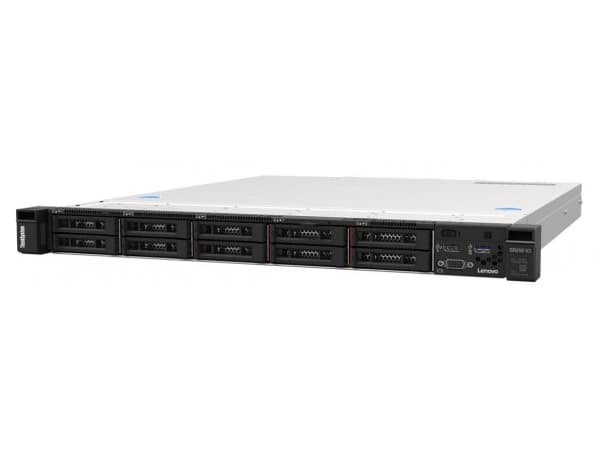 Lenovo ThinkSystem SR250 V3 7DCL - Server - kan monteras i rack 1U - 1-vägs - 1 x Xeon E-2468 / upp till 5.2 GHz - RAM 32 GB - hot-swap 2.5" vik/vika