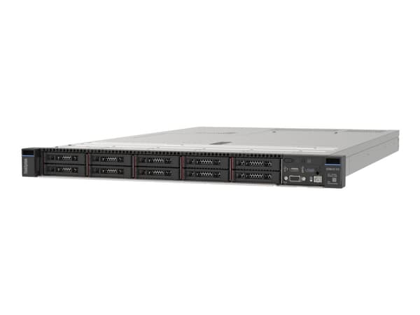Lenovo ThinkSystem SR645 V3 7D9C - Server - rackmonterbar 1U - toveis - 1 x EPYC 9124 / inntil 3.7 GHz - RAM 32 GB - SAS - hot-swap 2.5" brønn(er) - Sort, Metallisk