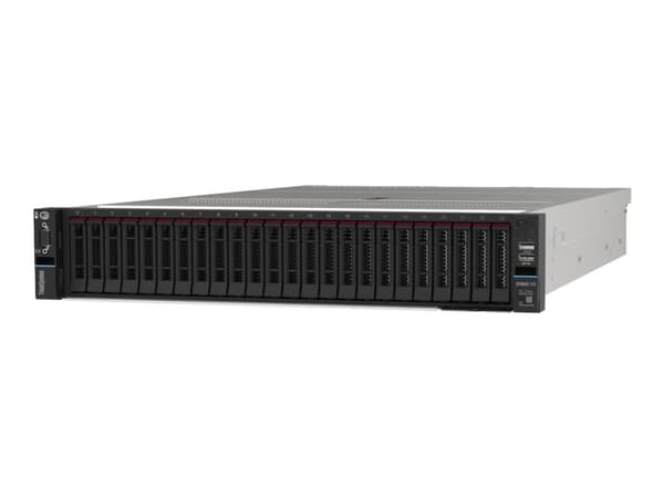 Lenovo ThinkSystem SR665 V3 7D9A - Server - rackmonterbar 2U - toveis - 1 x EPYC 9274F / inntil 4.3 GHz - RAM 32 GB - uten HDD - AST2600 - uten OS -