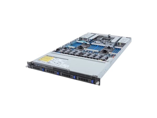Gigabyte R183-Z90 (rev. AAD2) - Server - rackmonterbar - 1U - toveis - ingen CPU inntil - RAM 0 GB - SATA/SAS - hot-swap 2.5", 3.5" brønn(er) - uten