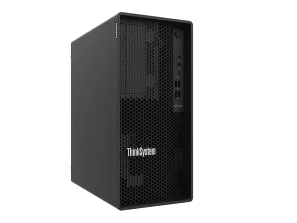 Lenovo ThinkSystem ST45 V3 7DH5 - Server - tower 1-veis - 1 x EPYC 4124P / inntil 5.1 GHz - RAM 16 GB - ikke-driftsutskiftbar 3.5" brønn(er) - HDD 2