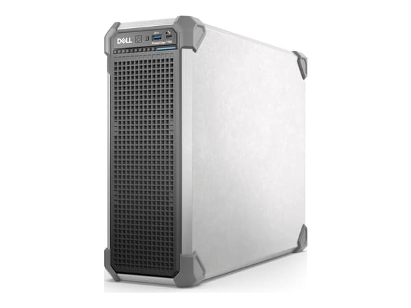 Dell PowerEdge T160 - Server - kompakttårn 1-veis - 1 x Xeon E-2434 / inntil 5 GHz - RAM 16 GB - HDD 2 TB - G200eW - Gigabit Ethernet - uten OS - mon Sort