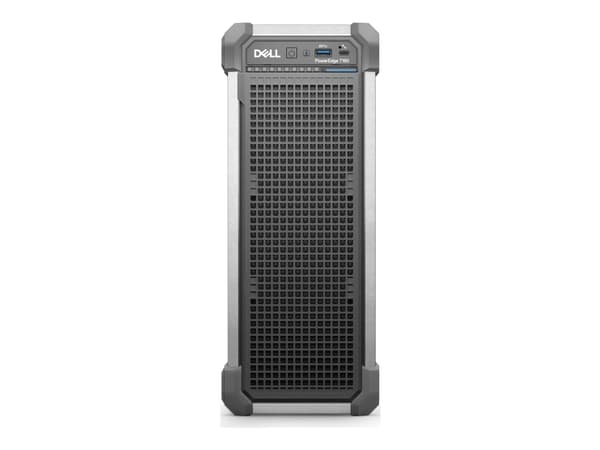 Dell PowerEdge T160 - Server - kompakttårn 1-veis - 1 x Xeon E-2414 / inntil 4.5 GHz - RAM 16 GB - HDD 2 TB - G200eW - Gigabit Ethernet - uten OS - m