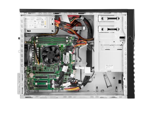HPE ProLiant ML30 Gen11 - Server - tower 4U - 1-veis - 1 x Xeon E-2434 / inntil 5 GHz - RAM 32 GB - SATA - ikke-driftsutskiftbar 3.5" brønn(er) - SSD