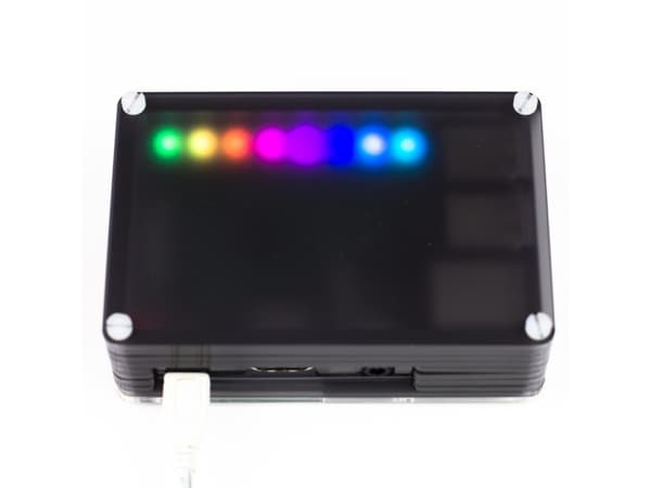 Pimoroni Blinkt!, LED, Raspberry Pi, Raspberry Pi 3/2/B+/A+/Zero/Zero W, Raspberry Pi, Musta, 8 mm, 65 mm