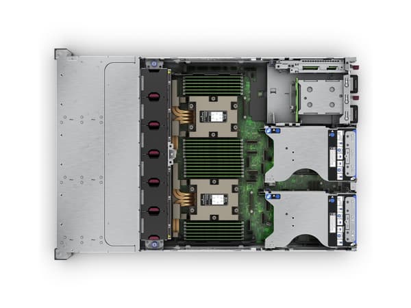 HPE ProLiant DL385 Gen11 - Server - kan monteras i rack 2U - 2-vägs - 1 x EPYC 9124 / upp till 3.7 GHz - RAM 64 GB - SATA/SAS/NVMe - hot-swap 2.5" vi