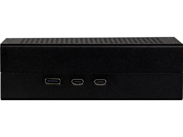 Raspberry Pi RB-ALUCASEP5-M2, Ask, Raspberry Pi, Raspberry Pi, Svart, Gjuten aluminium, 108 mm