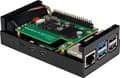Miniatyrbild 2 av 5: Raspberry Pi RB-ALUCASEP5-M2, Ask, Raspberry Pi, Raspberry Pi, Svart, Gjuten aluminium, 108 mm