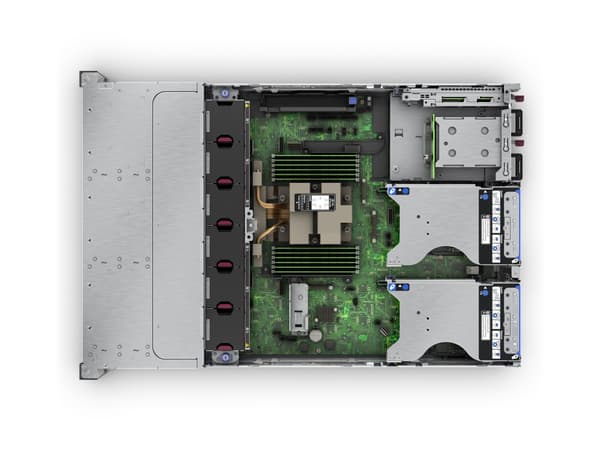 HPE ProLiant DL345 Gen11 - Server - kan monteras i rack 2U - 1-vägs - 1 x EPYC 9124 / upp till 3.7 GHz - RAM 64 GB - SATA/SAS - hot-swap 3.5" vik/vik