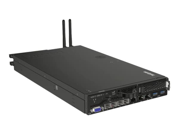 Lenovo ThinkSystem SE350 7D1X - Server - rackmonterbar 1U - 1-veis - 1 x Xeon D-2183IT / inntil 3 GHz - RAM 32 GB - uten HDD - Matrox G200 - Gigabit