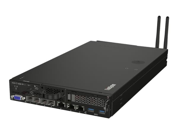 Lenovo ThinkSystem SE350 7D1X - Server - rackmonterbar 1U - 1-veis - 1 x Xeon D-2183IT / inntil 3 GHz - RAM 32 GB - uten HDD - Matrox G200 - Gigabit
