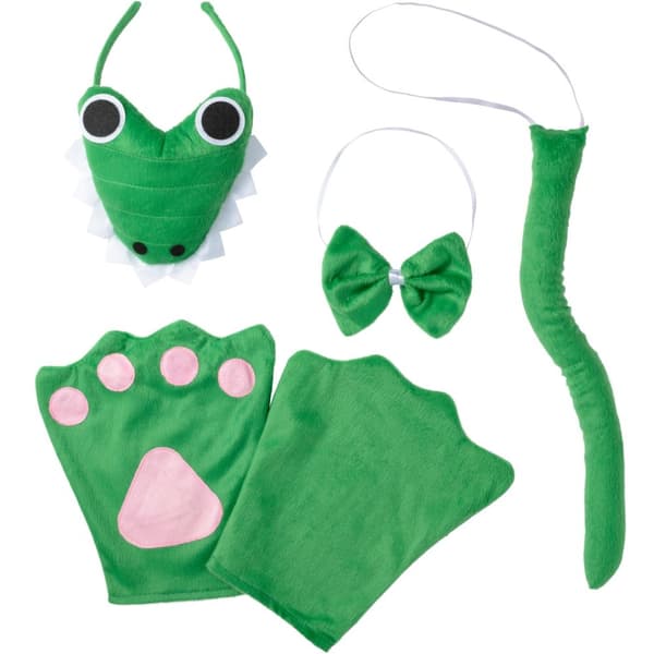 Accessories-sæt Krokodille kostume