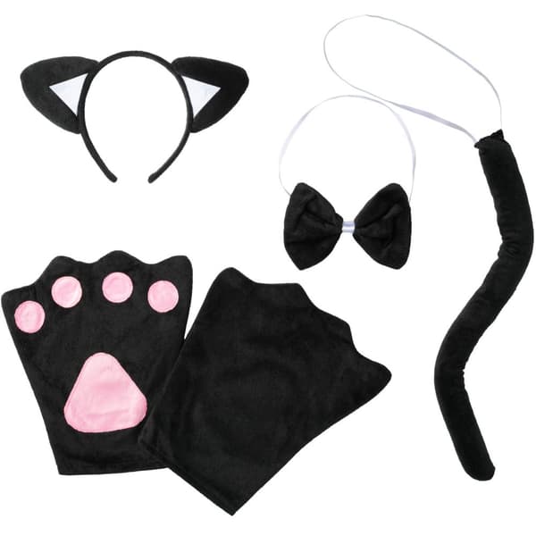Accessories-sæt Kat kostume