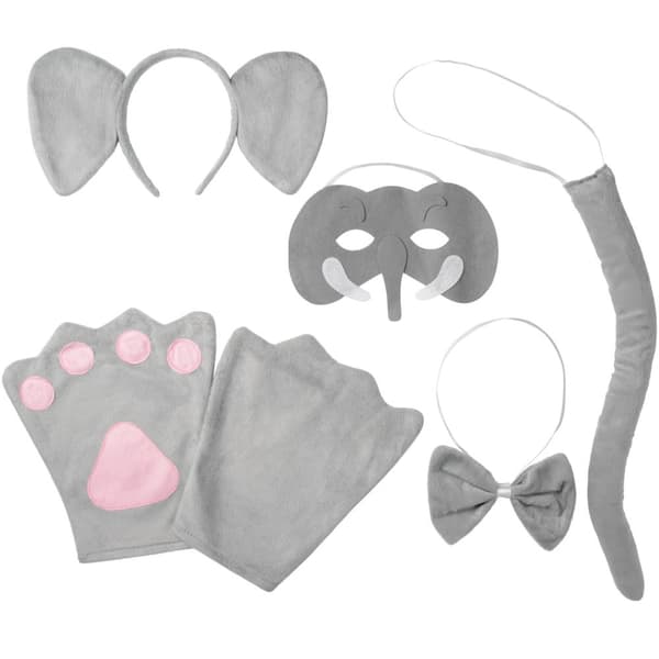 Accessories-sæt Elefant kostume