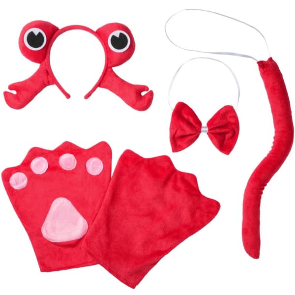Accessories-sæt Krabbe kostume