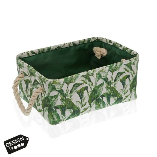 Multifunktionell korg Versa Tropiskt Textil (23 x 29 x 30 cm)