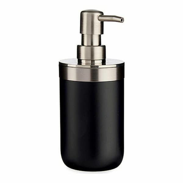 Tvåldispenser Berilo BP15-001-1 Svart Silvrig Rostfritt stål Plast 350 ml (6 antal)