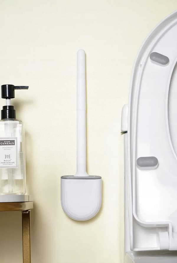 SILIKONE TOILETBØRSTE TIL TOILET WC GRØN
