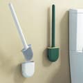 Miniatyrbillede 1 af 8: SILIKONE TOILETBØRSTE TIL TOILET WC GRØN
