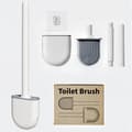 Miniatyrbillede 1 af 9: TOILETBØRSTE SILIKONE TIL TOILET WC HVID