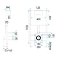 Pikkukuva 8 / 9: VALMISTELUASENNUSSARJA WC-KULHOILLE, JOISSA ON HUUHTELULEVY T REA T WHITE