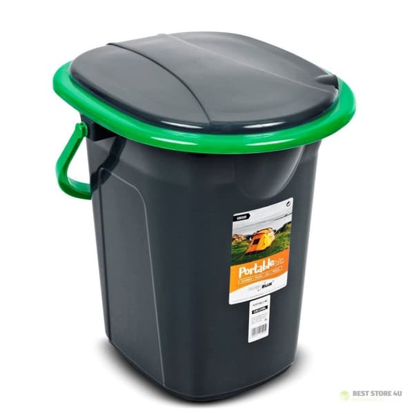 GREENBLUE RESETOALETT, SVART-GRÖN GB320BG