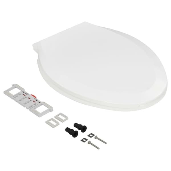 toiletsæde med soft-close og quick release-design hvid