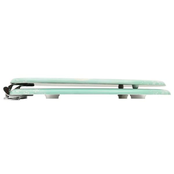Toalettsits med lock MDF flamingo