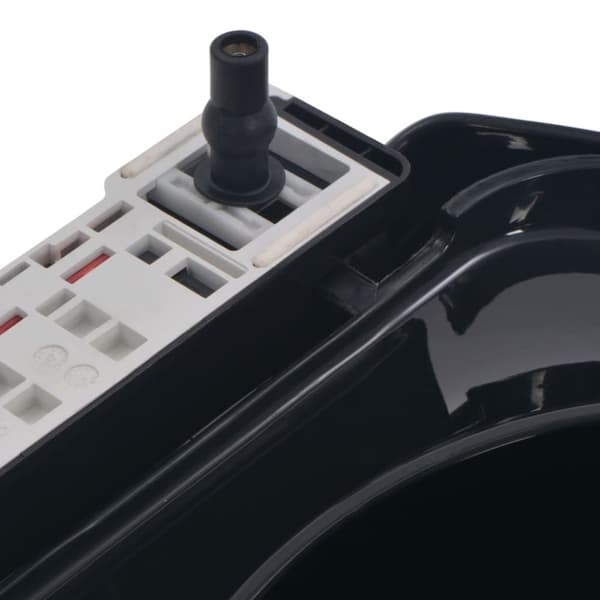 toiletsæde med soft-close og quick release-design sort