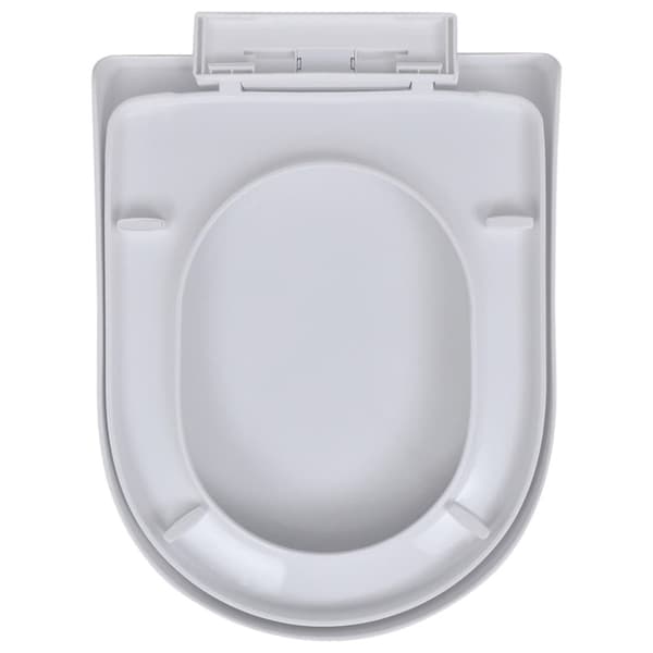 vidaXL toiletsæder med soft close-låg 2 stk. plastik hvid -  Toilet- & bidetsæder