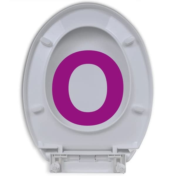 vidaXL Toalettsits mjuk stängning oval vit -  Toalett- & bidésitsar