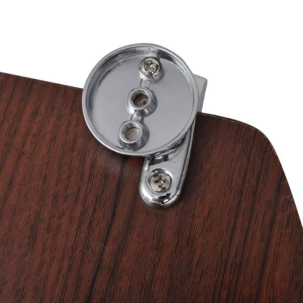 vidaXL Toalettsits MDF lock enkel design brun - Toalett- & bidésitsar