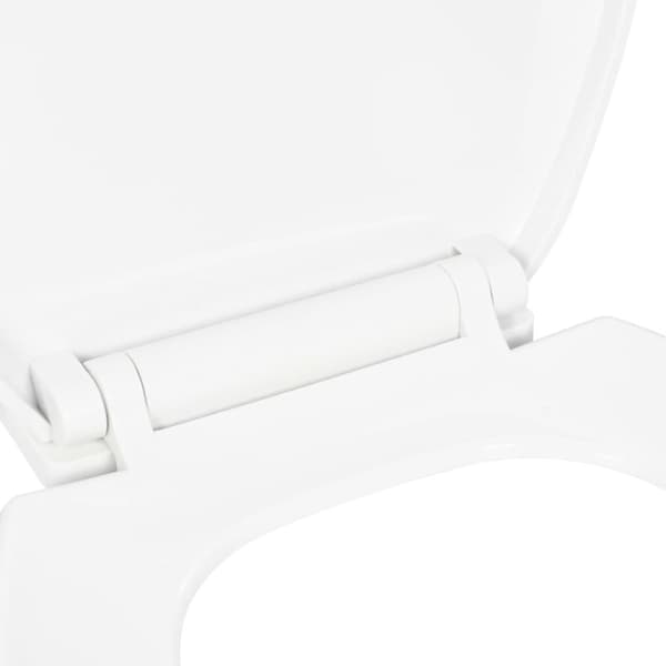 Toilet- & bidetsæder - Living toiletsæde med soft-close og quick release-design hvid