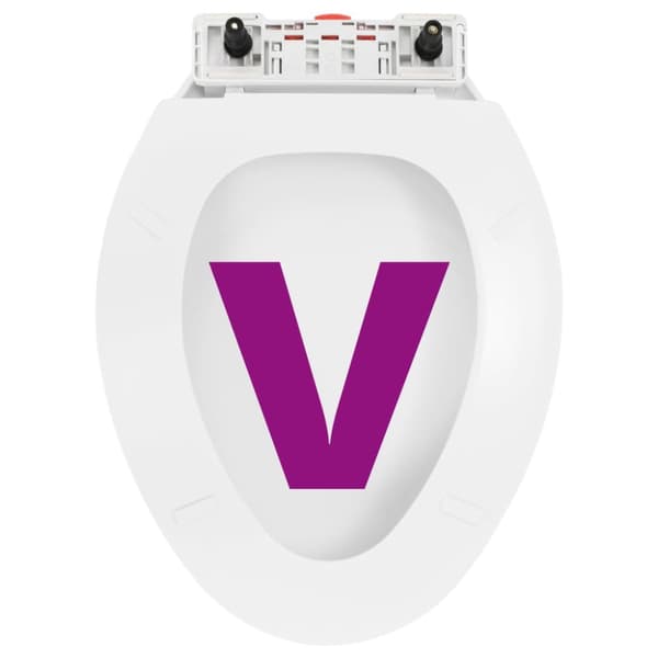 Toilet- & bidetsæder - Living toiletsæde med soft-close og quick release-design hvid