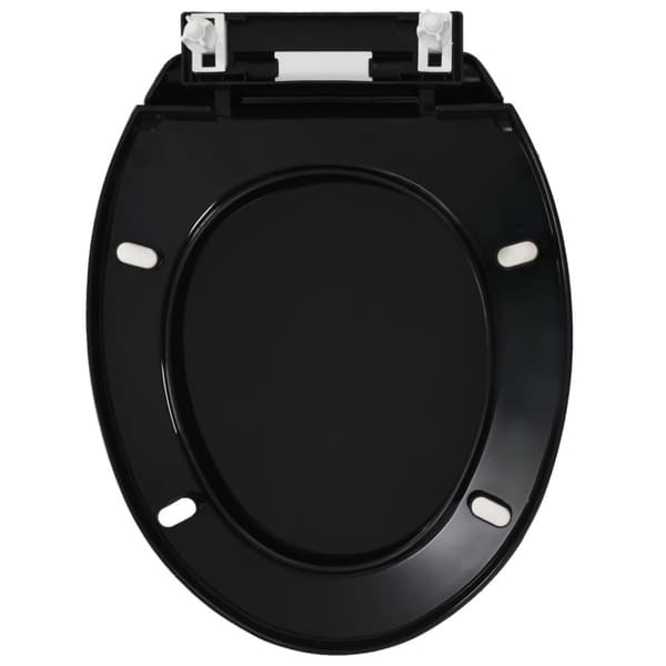 Toilet- & bidetsæder - Living toiletsæde med soft-close og quick release-design sort